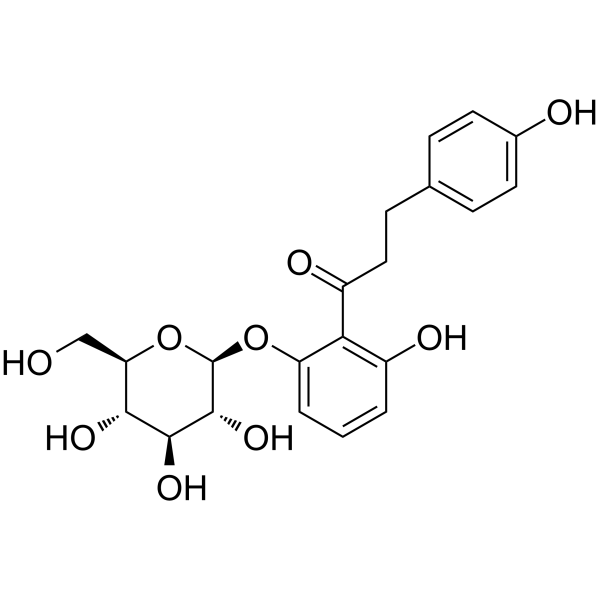 4'-Deoxyphlorizin Structure