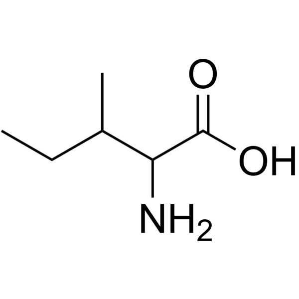 DL-异亮氨酸结构式