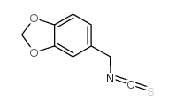 3,4-(亚甲二氧基)苄基 异硫氰酸酯结构式
