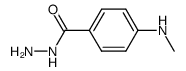 4-methylamino-benzoic acid hydrazide Structure
