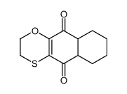 2,3,5a,6,7,8,9,9a-octahydrobenzo[g][1,4]benzoxathiine-5,10-dione Structure