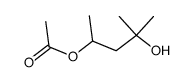 4-羟基-4-甲基戊-2-基乙酸酯结构式
