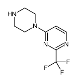 4-piperazin-1-yl-2-(trifluoromethyl)pyrimidine Structure