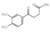 4-(3,4-二甲基苯基)-4-氧丁酸结构式