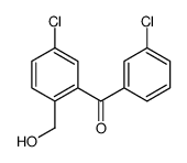 [5-chloro-2-(hydroxymethyl)phenyl]-(3-chlorophenyl)methanone Structure