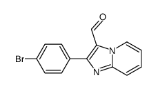 2-(4-Bromophenyl)imidazo[1,2-a]pyridine-3-carbaldehyde结构式