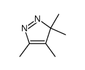 3,4,5,5-tetramethylpyrazole结构式