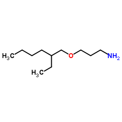 2-乙基己氧基丙胺结构式
