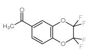 6-ACETYL-2,2,3,3-TETRAFLUOROBENZO-1,4-DIOXANE Structure