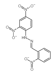 Benzaldehyde, 2-nitro-,2-(2,4-dinitrophenyl)hydrazone结构式