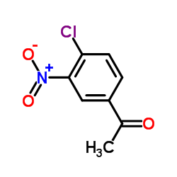 4'-氯-3'-硝基苯乙酮结构式