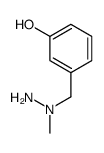 3-[[amino(methyl)amino]methyl]phenol Structure