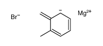 magnesium,1-methanidyl-2-methylbenzene,bromide Structure