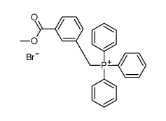(3-methoxycarbonylphenyl)methyl-triphenylphosphanium,bromide Structure