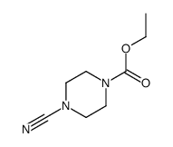 4-氰基-1-哌嗪羧酸乙酯结构式