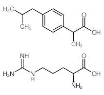 精氨酸布洛芬结构式