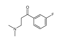 3-(dimethylamino)-1-(3-fluorophenyl)propan-1-one Structure