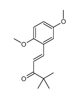 1-(2,5-Dimethoxyphenyl)-4,4-dimethyl-1-penten-3-one结构式