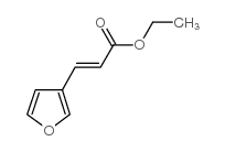 3-(3-呋喃)-2-丙酸乙酯结构式