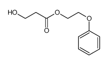 2-phenoxyethyl 3-hydroxypropanoate Structure
