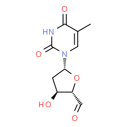 thymidine-5'-aldehyde Structure