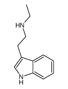 N-ethyl-2-(1H-indol-3-yl)ethanamine结构式