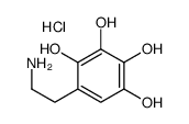 5-(2-aminoethyl)benzene-1,2,3,4-tetrol,hydrochloride Structure