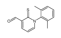 1-(2,6-dimethylphenyl)-2-sulfanylidenepyridine-3-carbaldehyde Structure