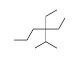 3,3-diethyl-2-methylhexane Structure