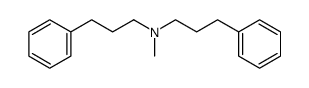 N-methyl-N-(3-phenylpropyl)benzenepropanamine结构式