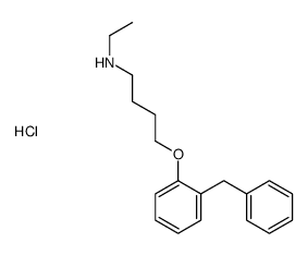 4-(2-benzylphenoxy)-N-ethylbutan-1-amine,hydrochloride结构式