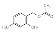 2,4-二甲基苯甲醇乙酸酯结构式