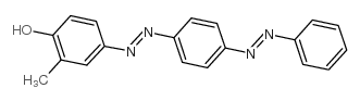 4-[4-(phenylazo)phenylazo]-o-cresol structure