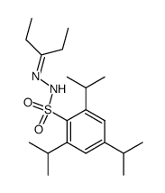 3-pentanone (2,4,6-triisopropylbenzenesulfonyl)hydrazone Structure