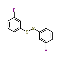 3,3'-二氟二苯二硫醚结构式