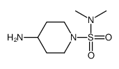 4-氨基-N,N-二甲基-1-哌啶磺酰胺结构式