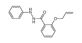 2-allyloxy-benzoic acid N'-phenyl-hydrazide Structure