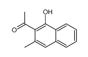 1-(1-hydroxy-3-methylnaphthalen-2-yl)ethanone结构式