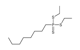 bis(ethylsulfanyl)-octyl-sulfanylidene-λ5-phosphane Structure