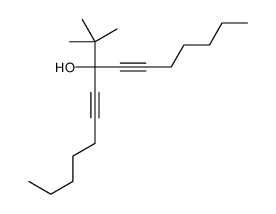 8-tert-butylpentadeca-6,9-diyn-8-ol结构式