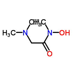 N-甲基-2-二甲氨基乙酰氧肟酸结构式