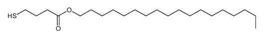octadecyl 4-sulfanylbutanoate结构式