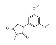 3-(3,5-dimethoxyphenyl)-1-methylpyrrolidine-2,5-dione Structure