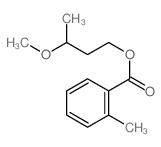 3-methoxybutyl 2-methylbenzoate Structure