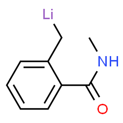 Lithium,[[2-[(methylamino)carbonyl]phenyl]methyl]- structure