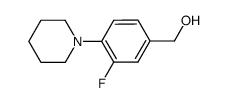 (3-fluoro-4-piperidin-1-ylphenyl)methanol Structure