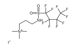 N,N,N-三甲基-3-[(壬氟丁基)磺酰基]氨基]-1-丙铵碘化物结构式