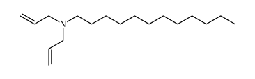 N,N-diallyl-N-dodecylamine结构式