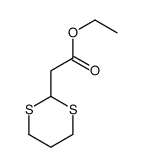 ethyl 2-(1,3-dithian-2-yl)acetate Structure