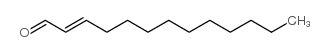 (E)-2-tridecen-1-al Structure
